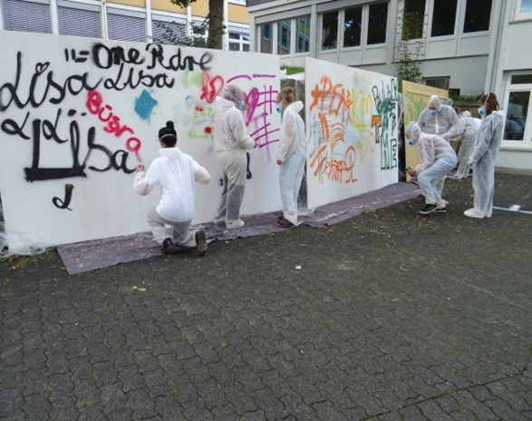 Graffitiworkshop der FSP92 im Schuljahr 2020/2021